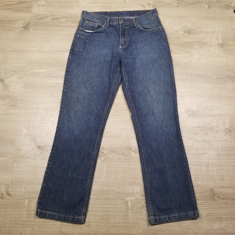 Kimes Ranch Dillon Jeans Mens Size 32x32 Bootcut Western Dark Wash Blue Made USA